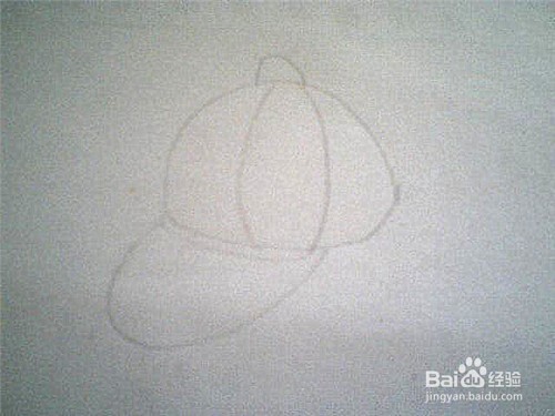 简笔画 帽子的画法: