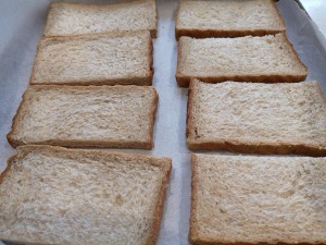 美味的黄油蒜蓉烤土司