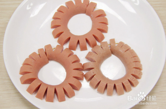 超简单高颜值的火腿鸡蛋花