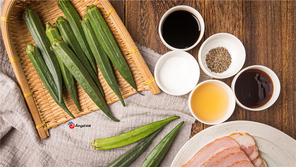 黑胡椒秋葵培根卷