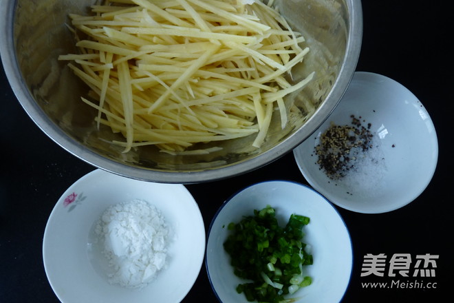 香葱土豆丝的做法