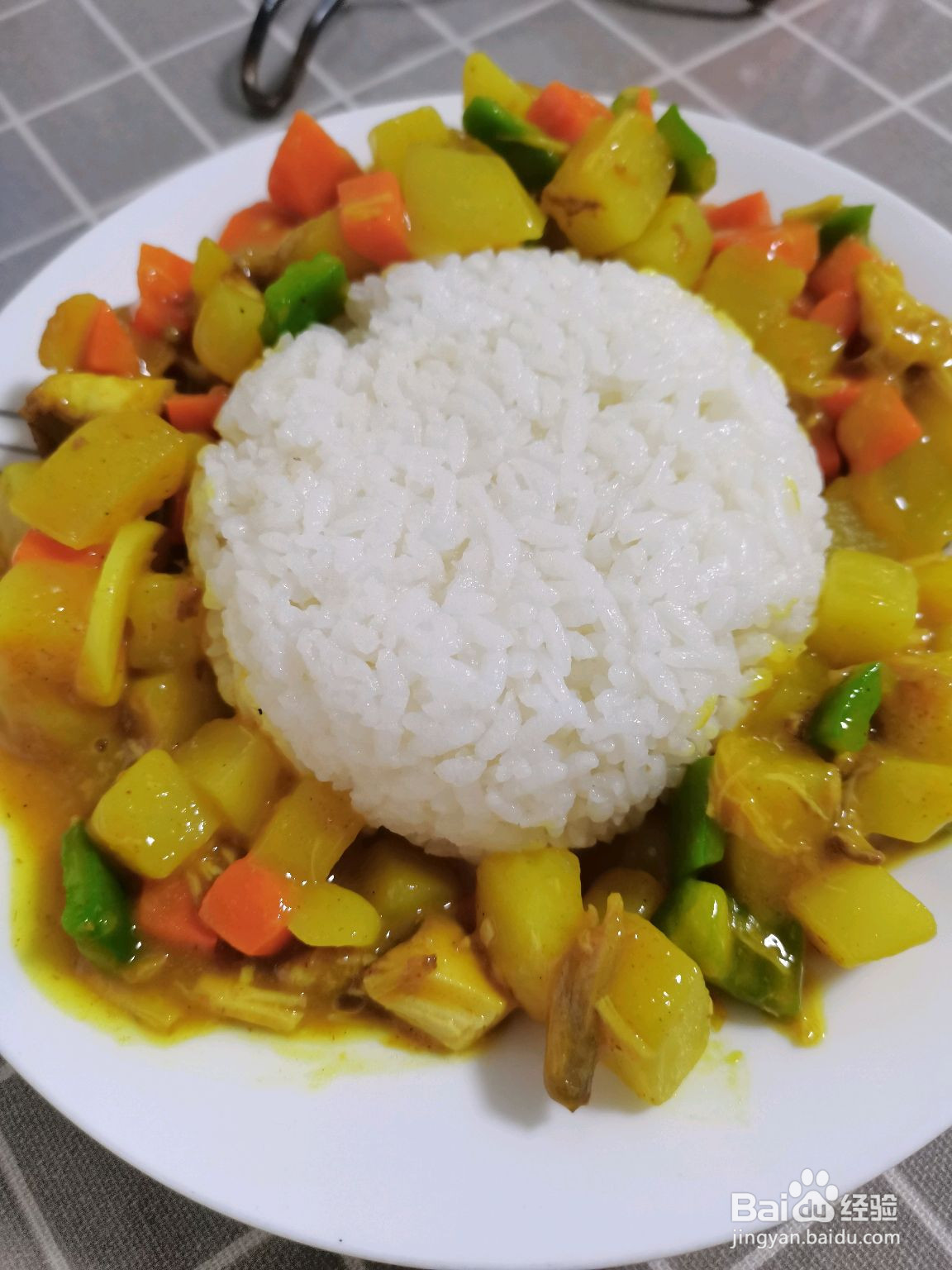 零厨艺咖喱土豆饭的做法