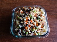 五彩缤纷炒饭的做法