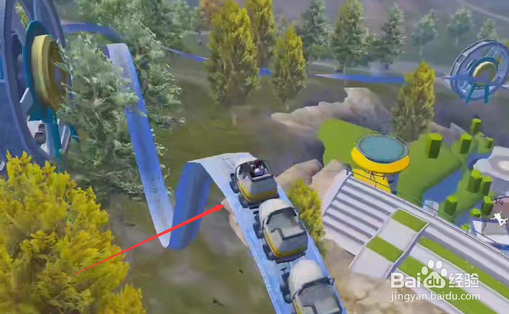 和平精英光影工厂过山车怎么玩