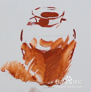 罐子色彩画法步骤