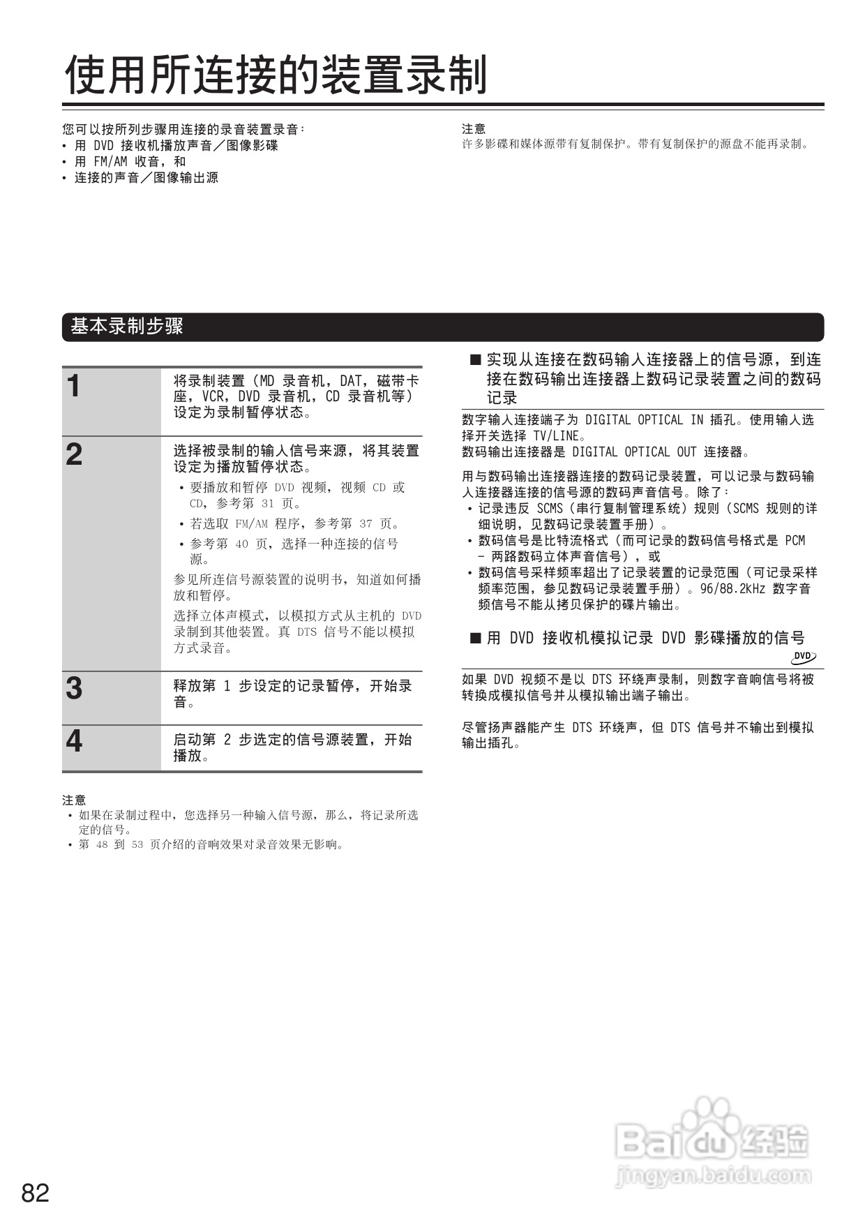 安桥DVD接收机DR-L50型使用说明书:[5]