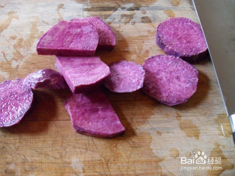 宝宝的花样早餐——燕麦紫薯泥