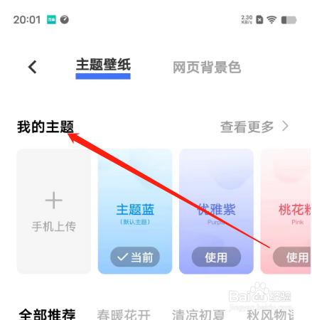 vivo浏览器如何查看我的主题