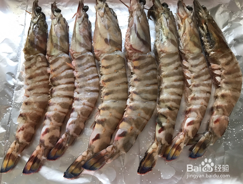 香葱孜然烤虾烤箱版海鲜美食教程