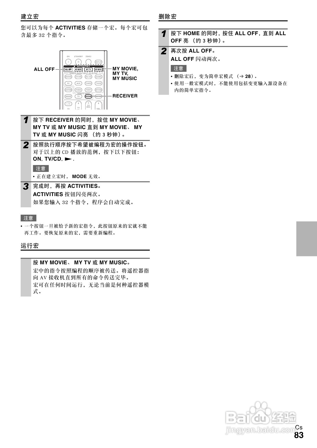 安桥TX-NR708接收机使用说明书:[5]