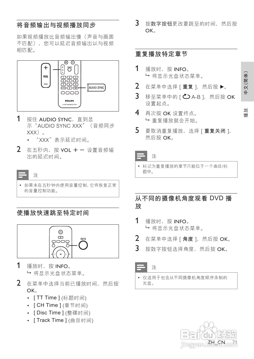 飞利浦HTS3568W/93家庭影院使用说明书:[2]