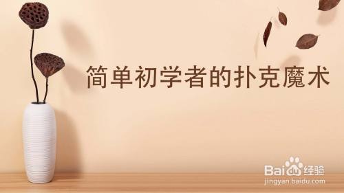 简单初学者的扑克魔术