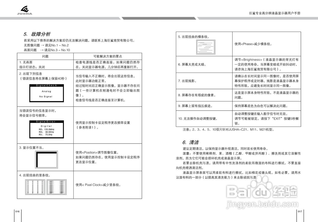 巨鲨(JUSHA)显示器用户手册:[1]