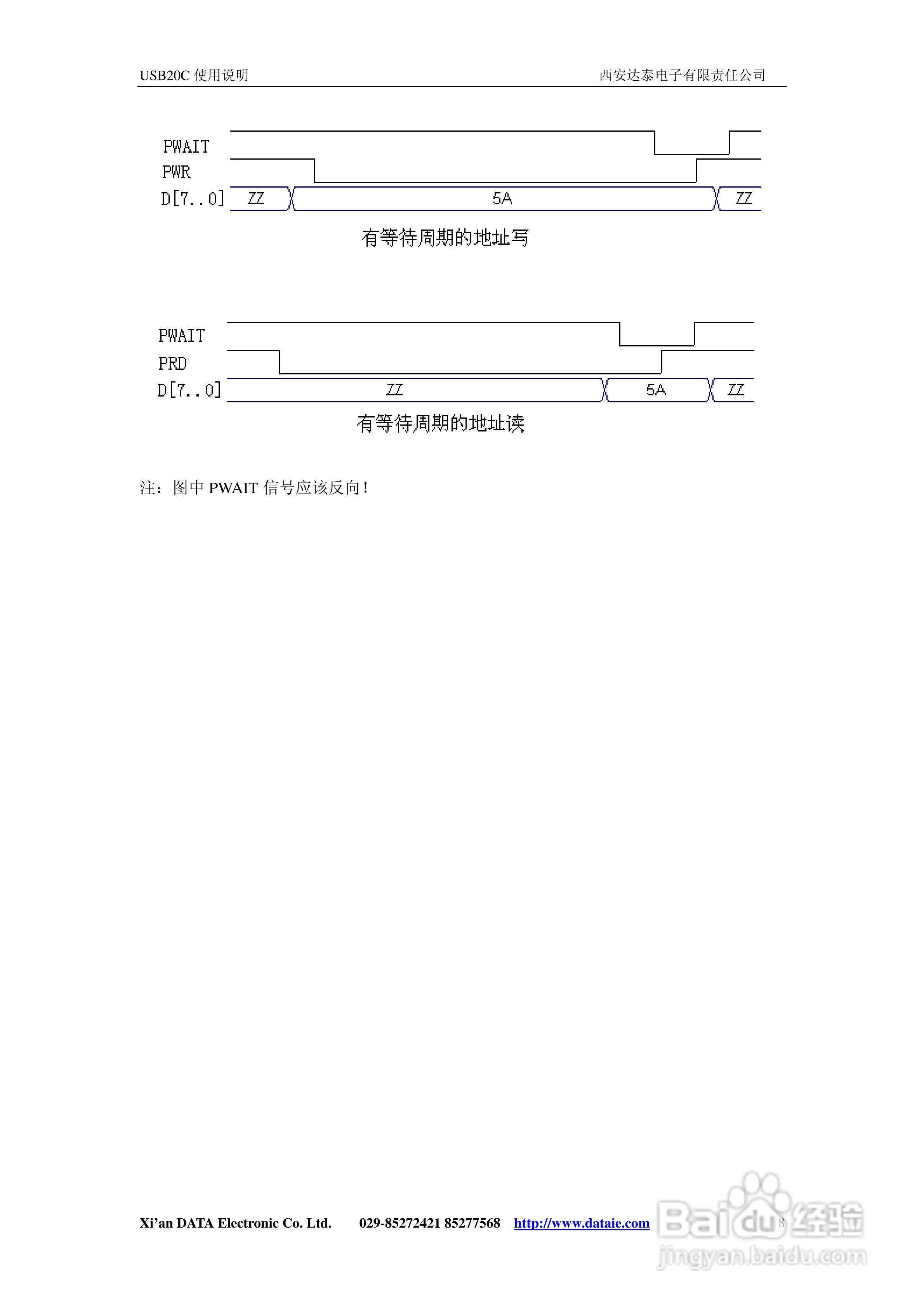 USB20C总线嵌入式接口控制模块说明书:[1]
