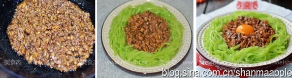 杂酱莴笋丝到做法