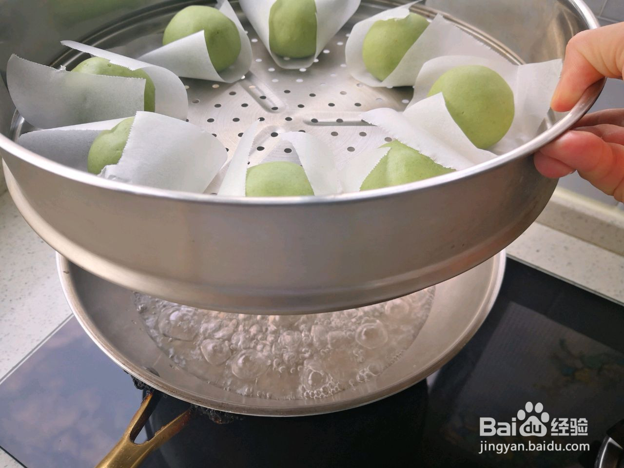 青团马兰头香干馅儿的做法