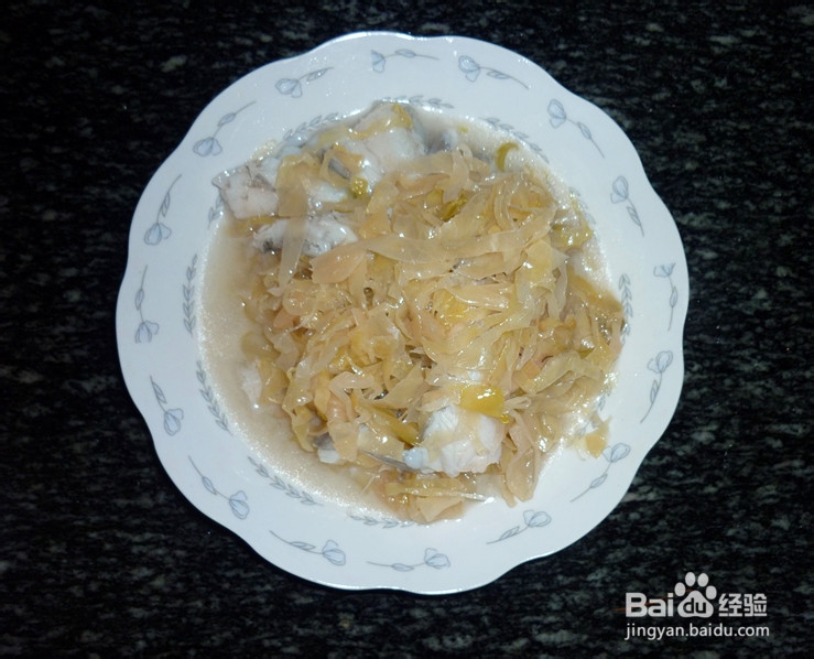 开胃小菜——酸菜豆腐鱼