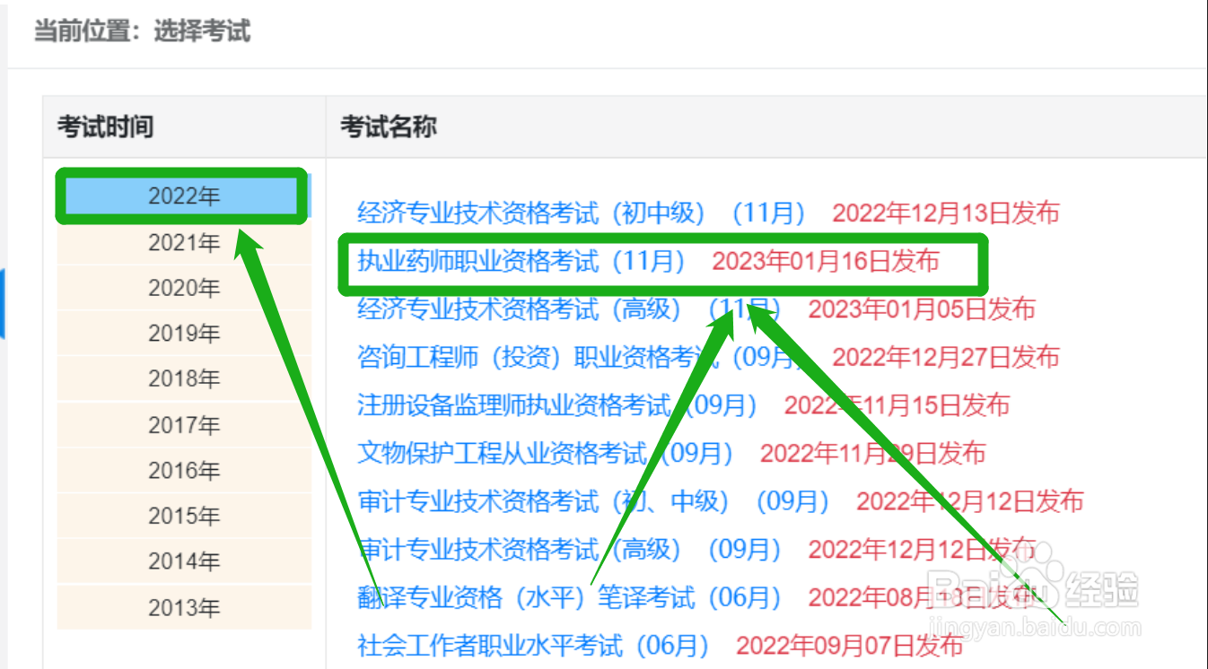 执业药师的考试成绩如何查询