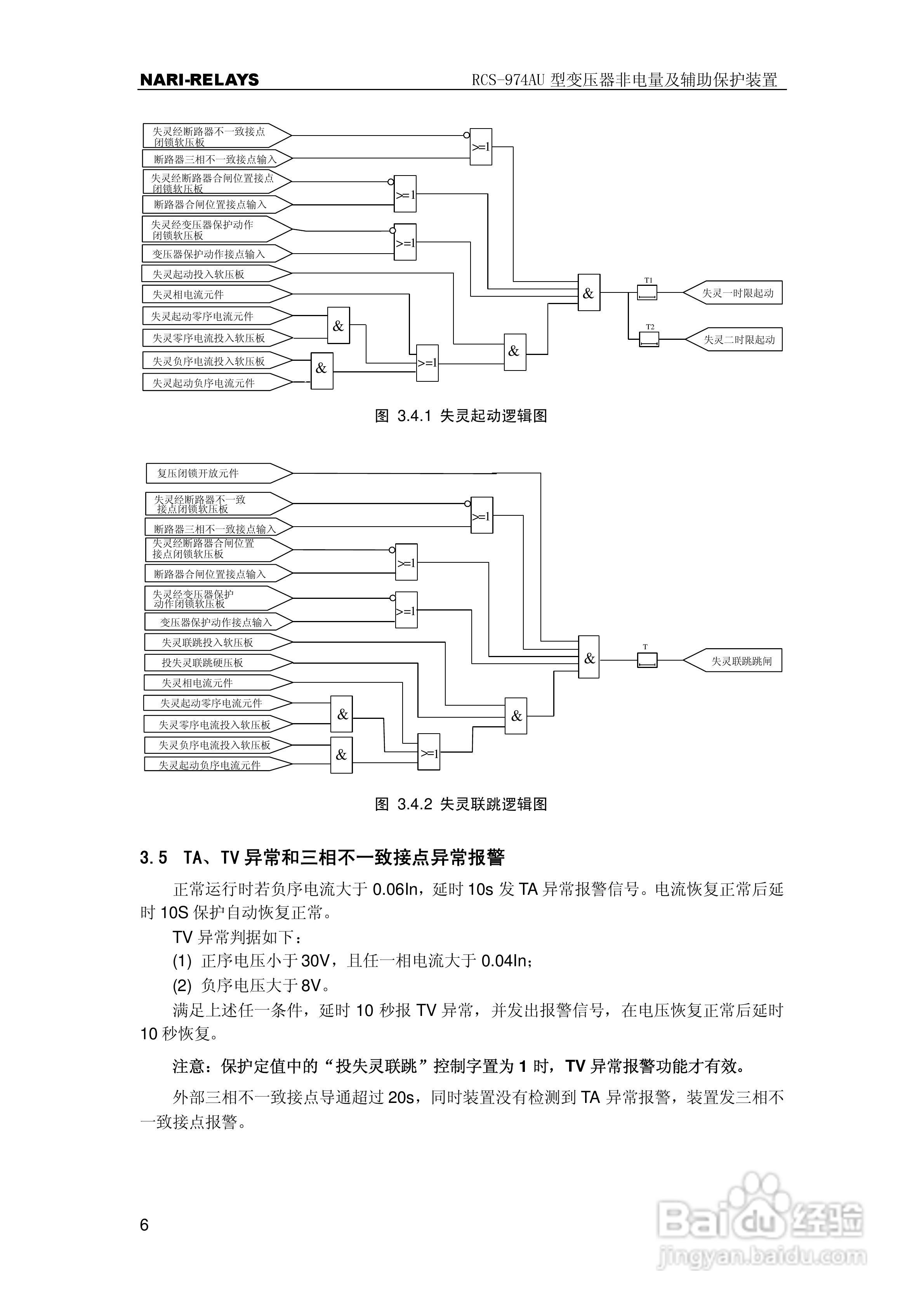RCS-974AU型变压器非电量及辅助保护装置使用说明书:[2]
