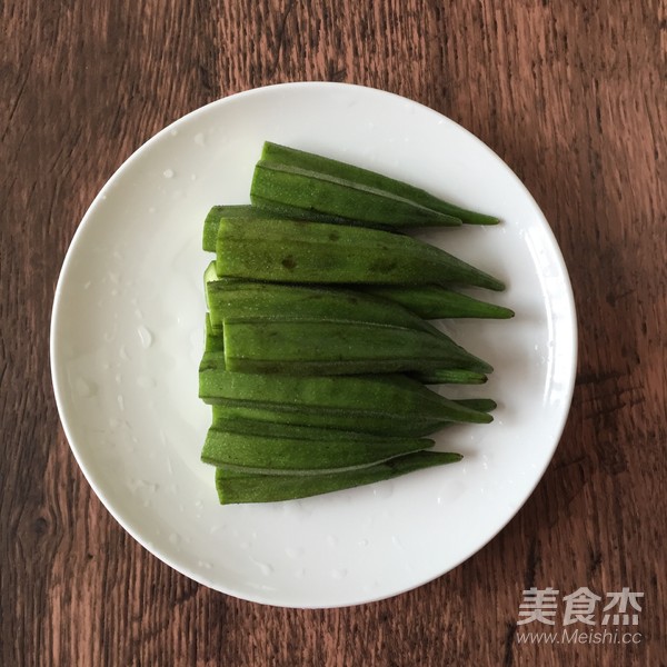 培根秋葵卷的做法