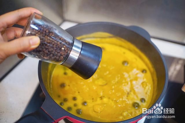 家庭自制菌菇奶香南瓜羹