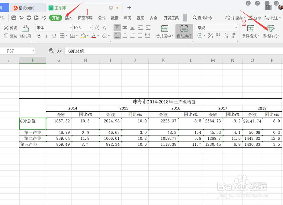 WPS之你会用 Excel 的表格样式吗