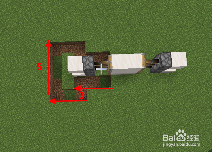 我的世界红石门3x3教程