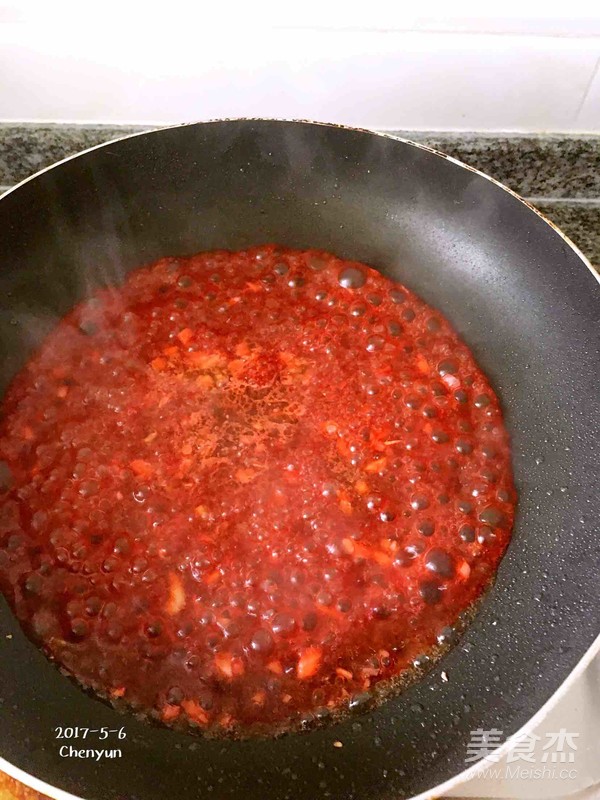 茄汁酿豆腐的做法