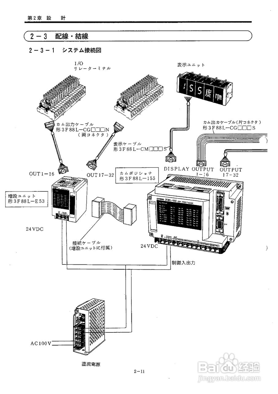OMRON 3F88L-155凸轮定位器使用说明书:[3]
