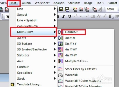 origin9.0操作教程：[14]绘制双y轴曲线