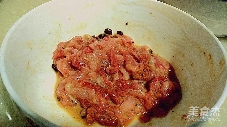 韭黄肉丝的做法