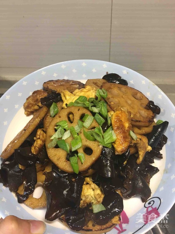 糖醋小炒藕片