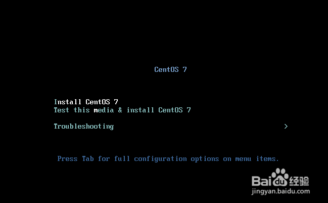 vmware安装centos7