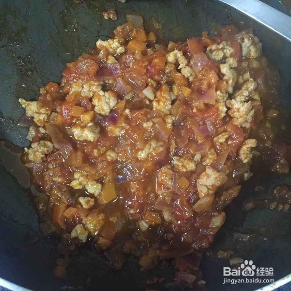 茄汁肉酱意面的做法