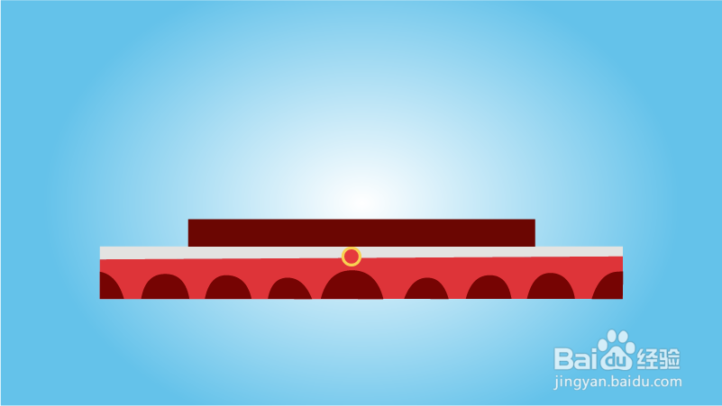 天安门简笔画怎么画？