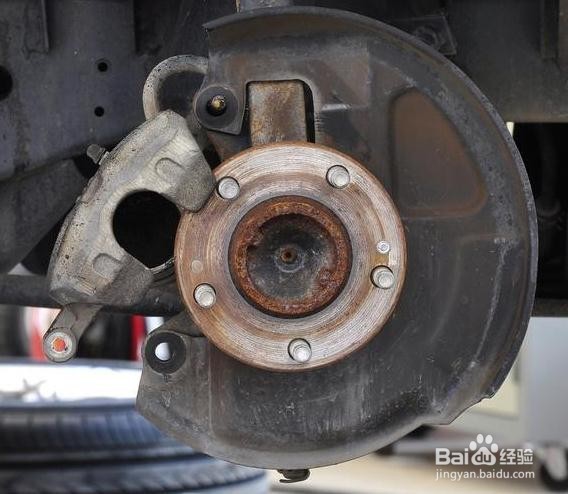 刹车盘进石子处理步骤