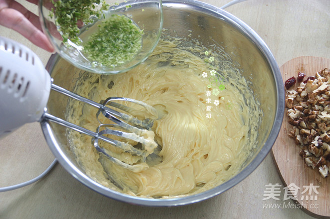 青柠杏仁干果磅蛋糕