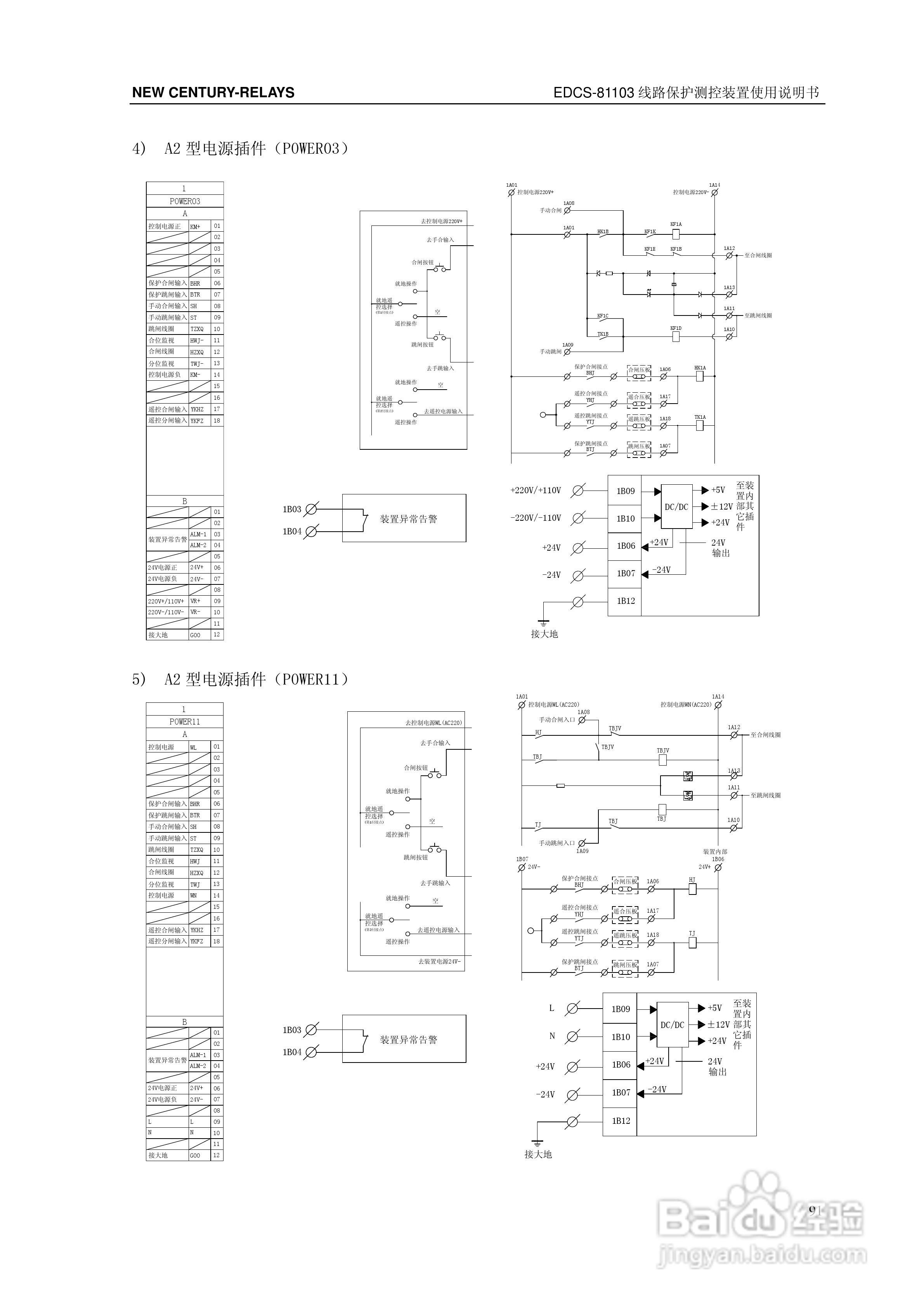 新世纪EDCS-81103线路保护测控装置说明书:[10]