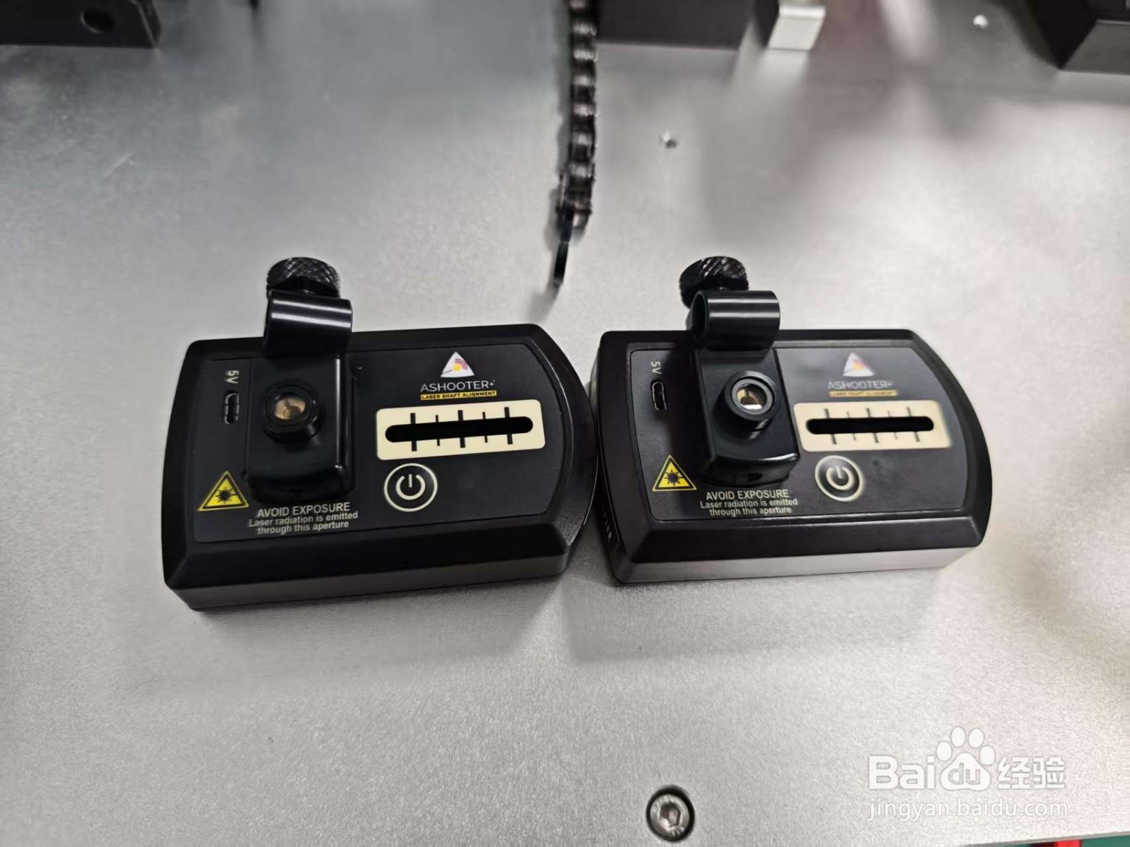 激光对中仪S端和M端安装方式