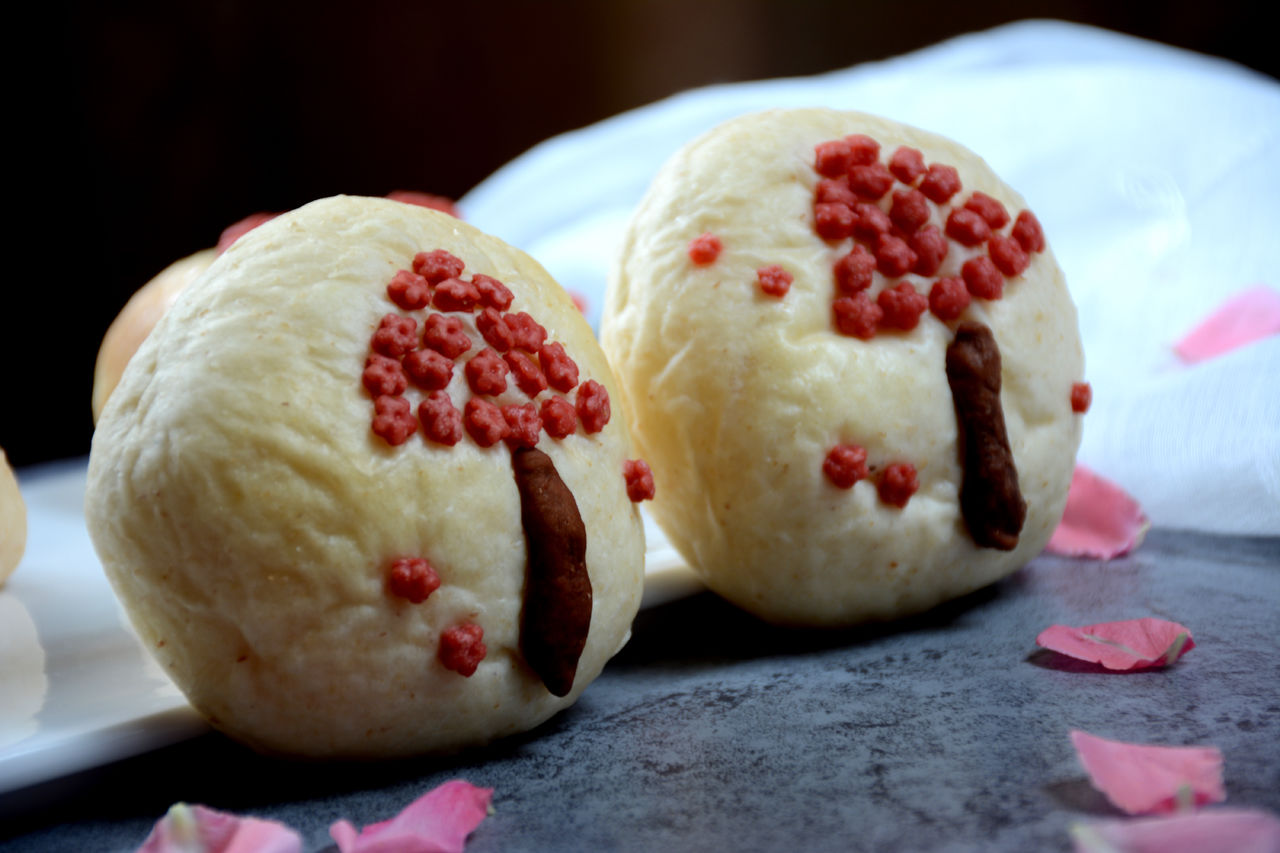 爱意浓浓的樱花树面包和樱花汉堡