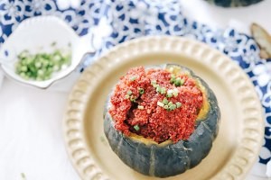 怎么做粉蒸龙利鱼南瓜盅