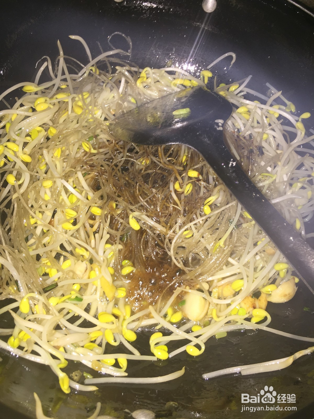 豆芽炒粉丝怎么做香喷喷