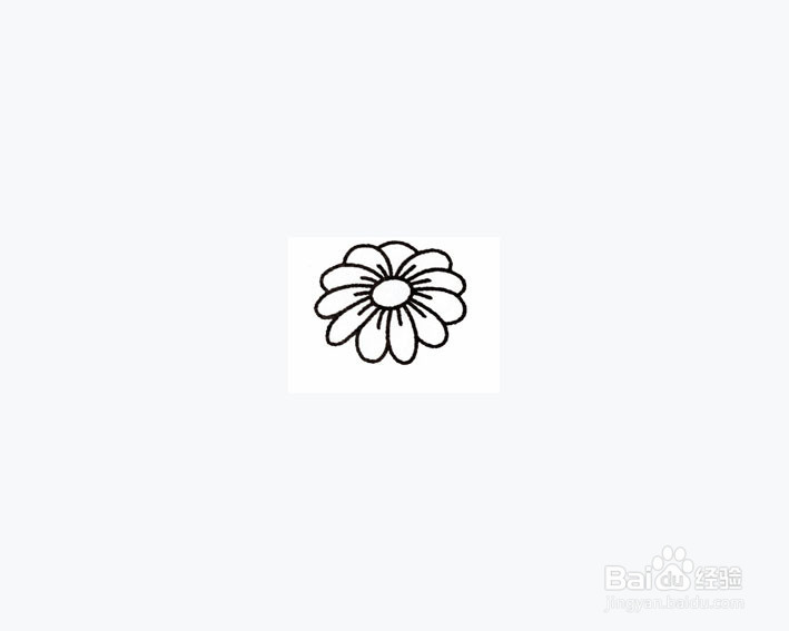 漂亮小花的画法