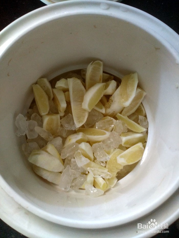 冰糖柠檬膏的简易制作