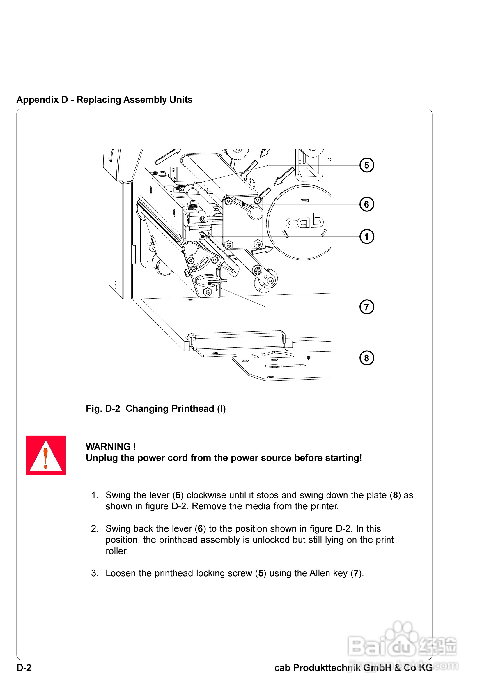 cab A8300打印机使用说明书:[11]