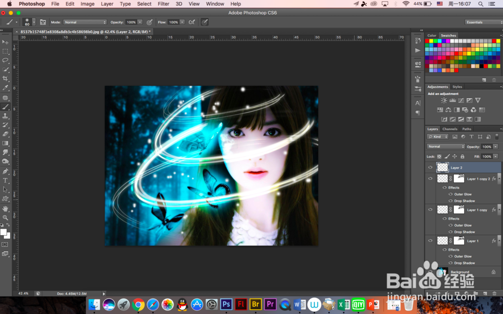 怎么用PS制作绚丽光晕