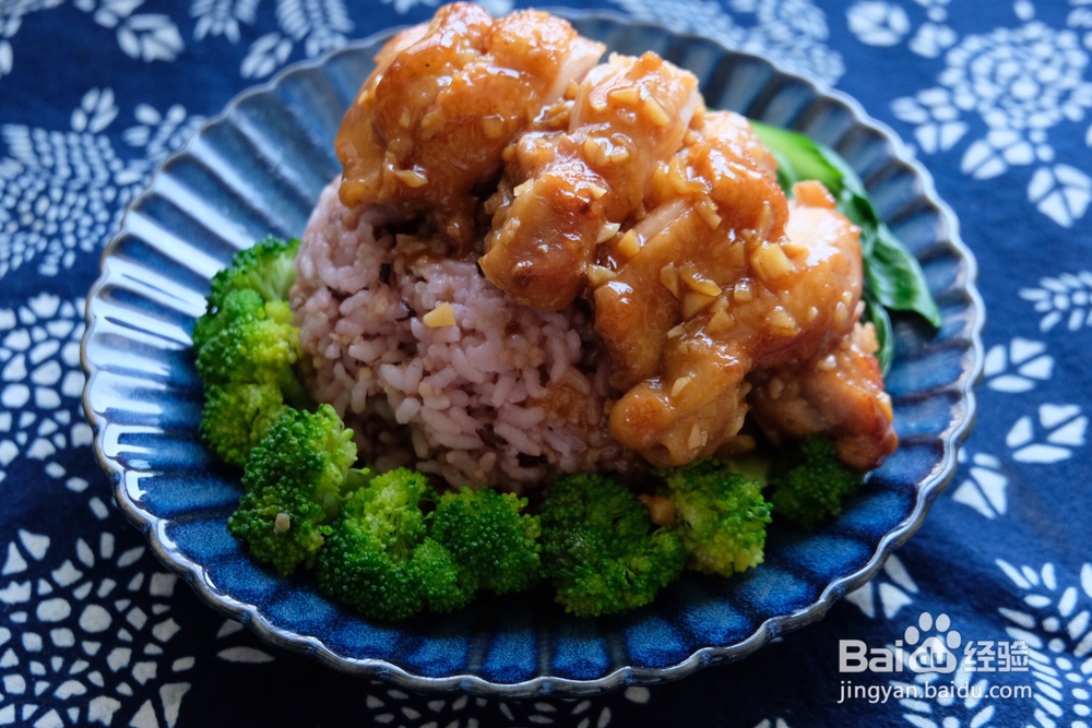 忘不掉的照烧蒜香蜂蜜鸡腿饭