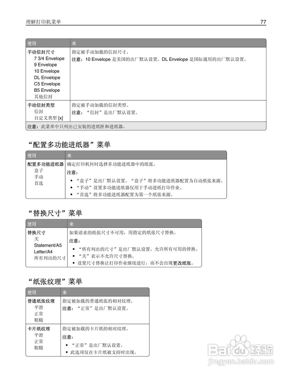 利盟CS510de彩色打印机说明书:[8]