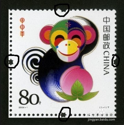 邮票票面的组成