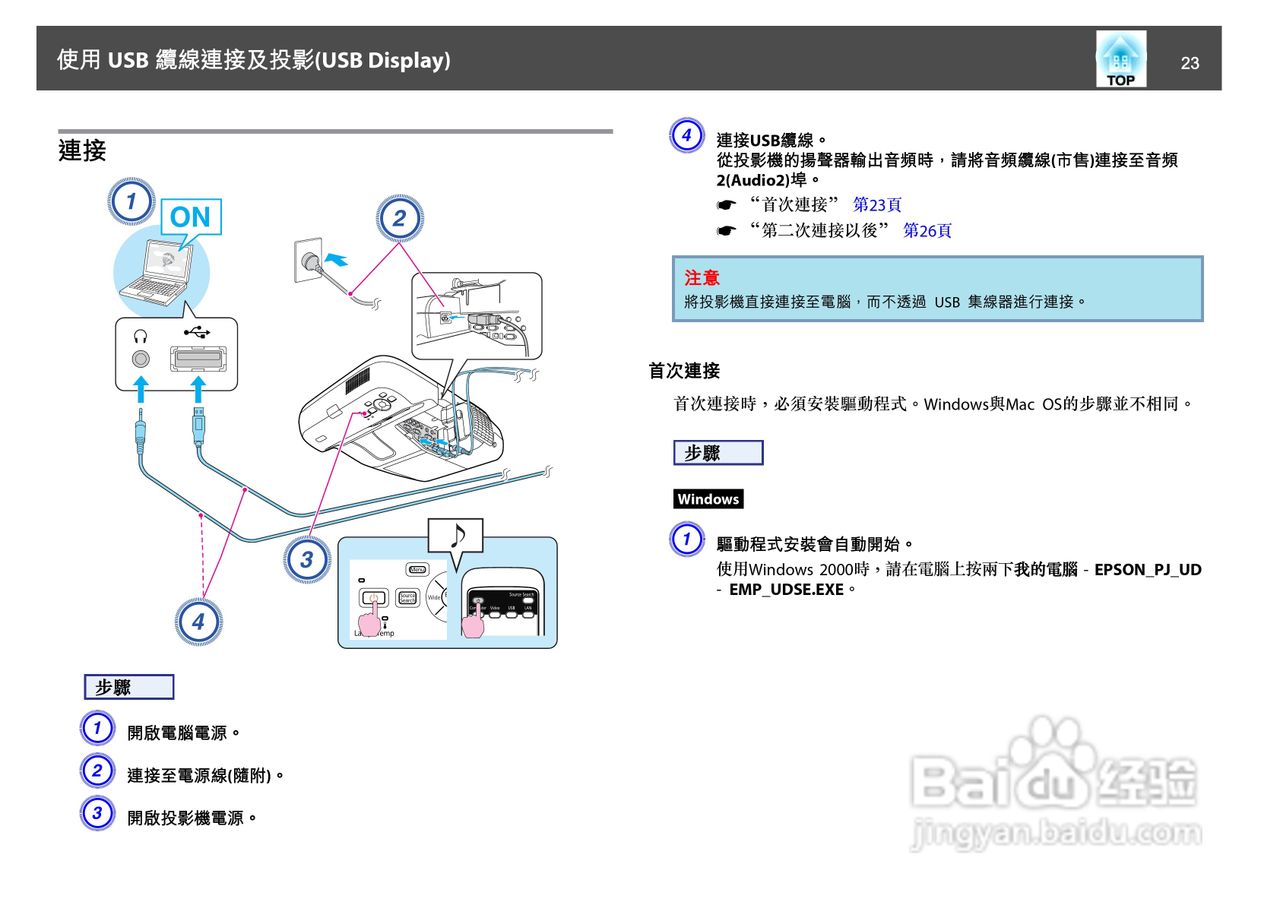 爱普生EB-455Wi投影机使用说明书:[3]